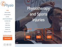 Tablet Screenshot of c-physio.co.uk
